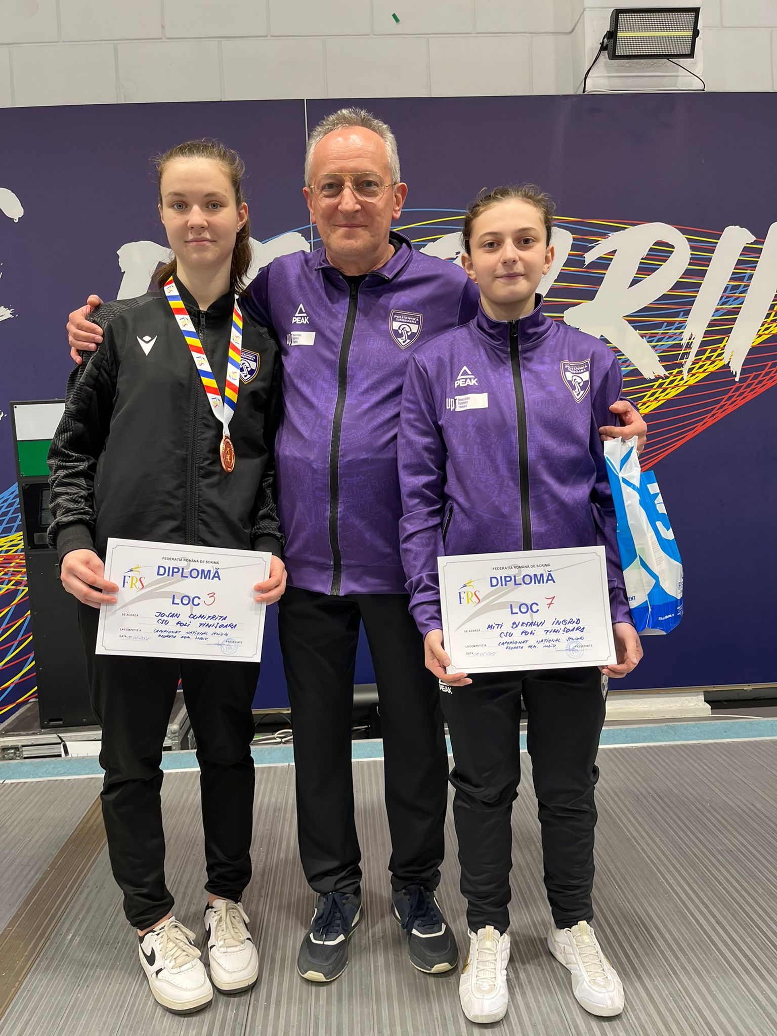 Dumitrița Josan, medalie de bronz la Campionatul Național de floretă, seniori